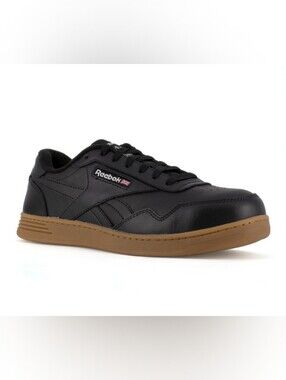 Reebok Men's Classic Work Sneaker - Black with Gum Sole